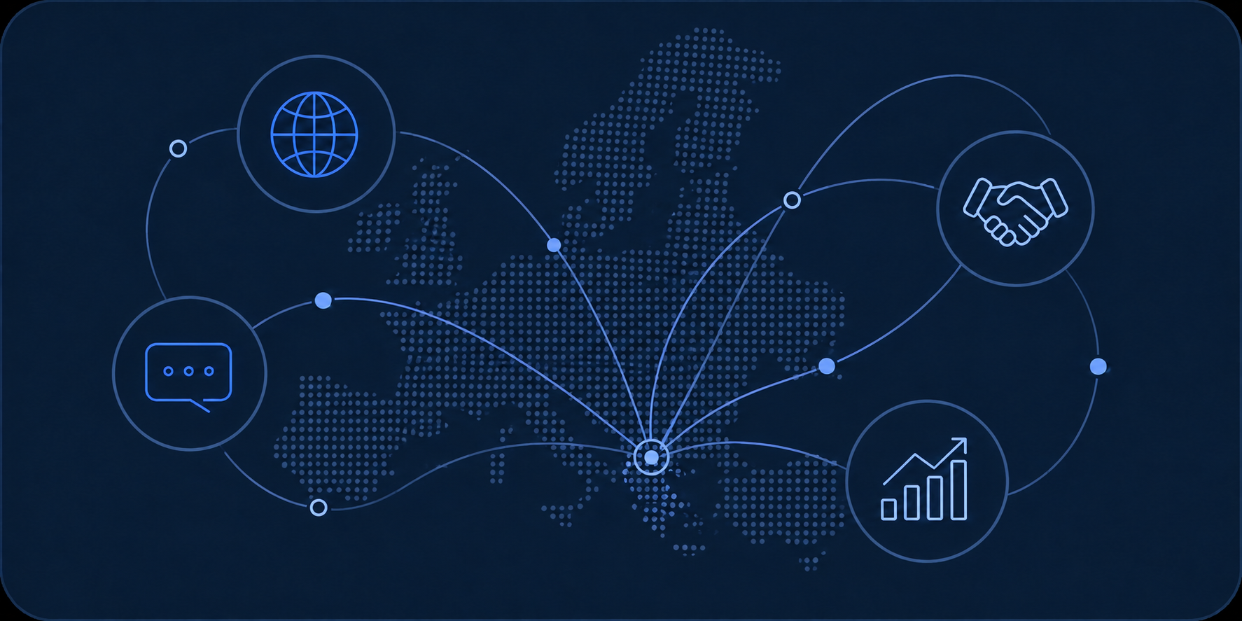 SPELL digital diplomacy network map